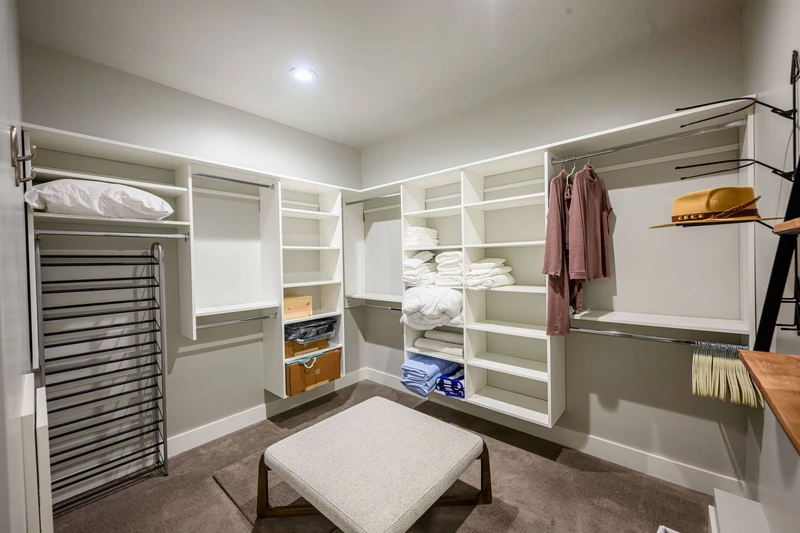 Main Floor Primary Suite Walk in Closet