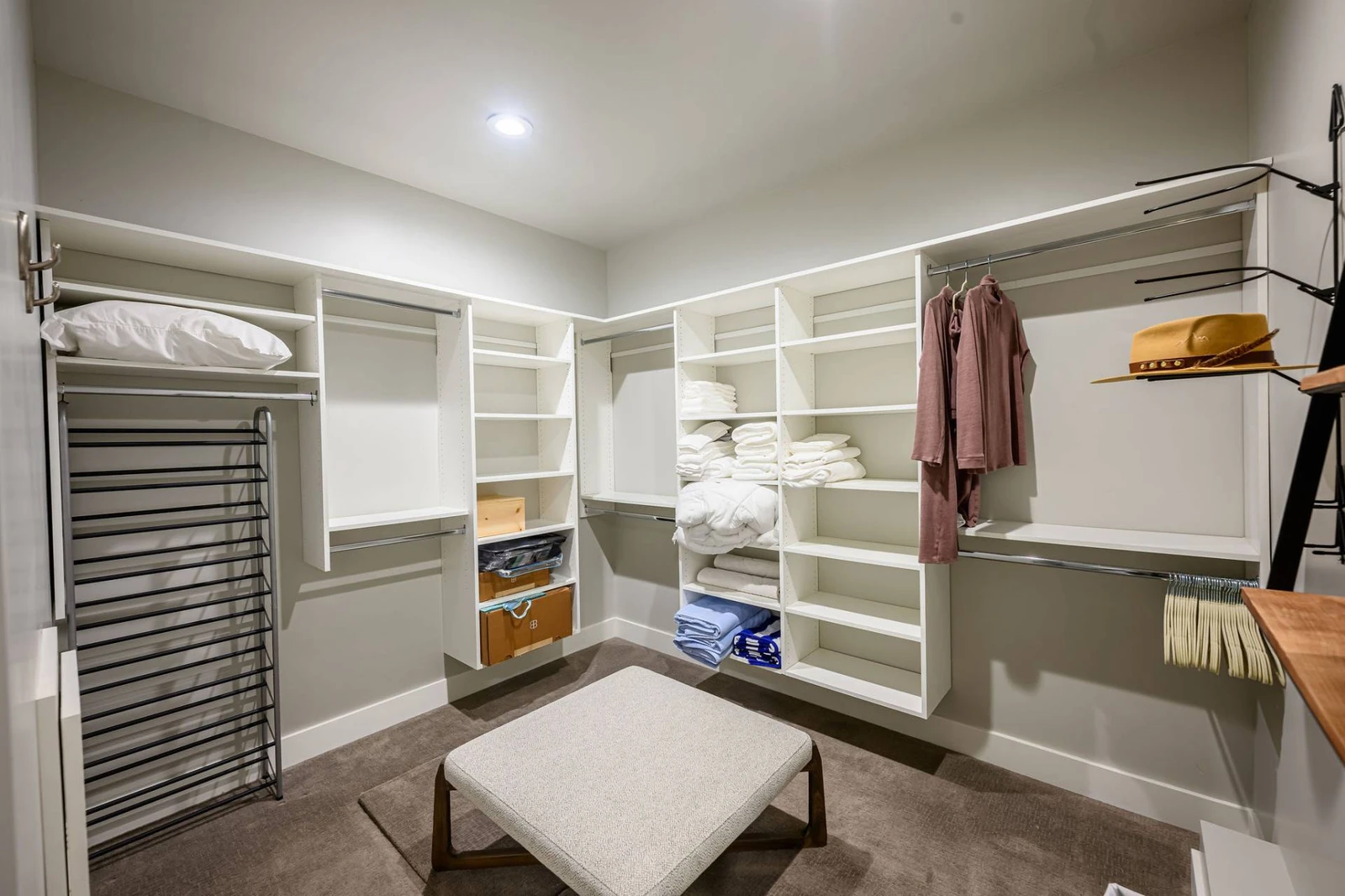 Main Floor Primary Suite Walk in Closet