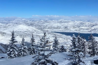 Deer Valley covered in snow