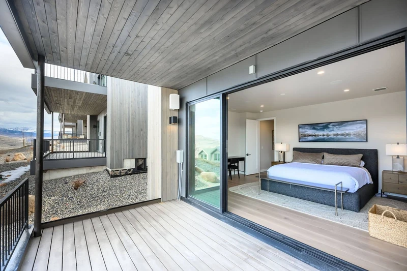 Primary suite with king bed in Deer Valley East Village vacation home