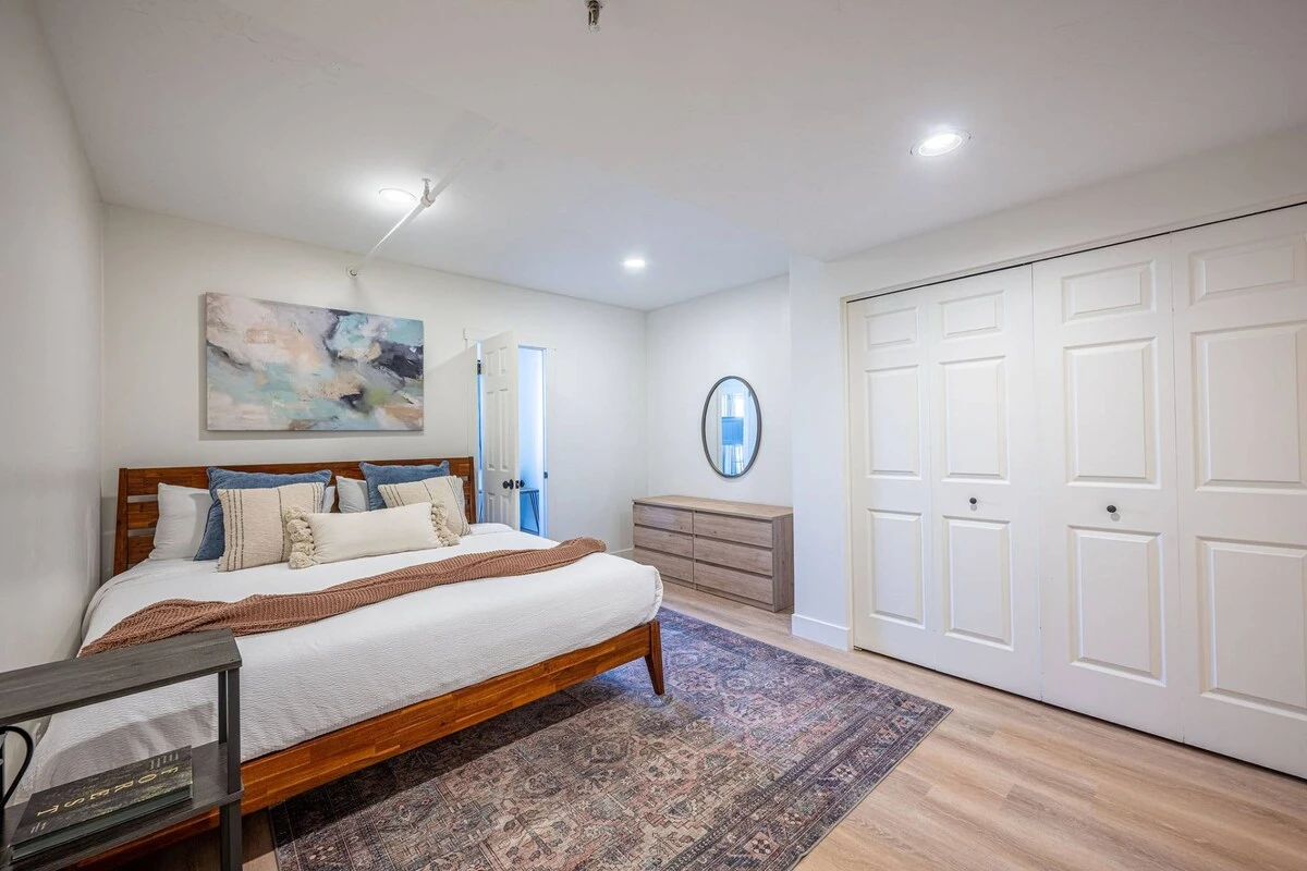 Primary Suite with comfortable layout and storage space.
