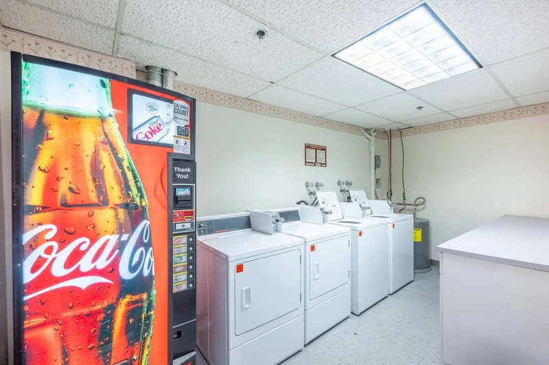 Snow blaze also has coin operated laundry machines