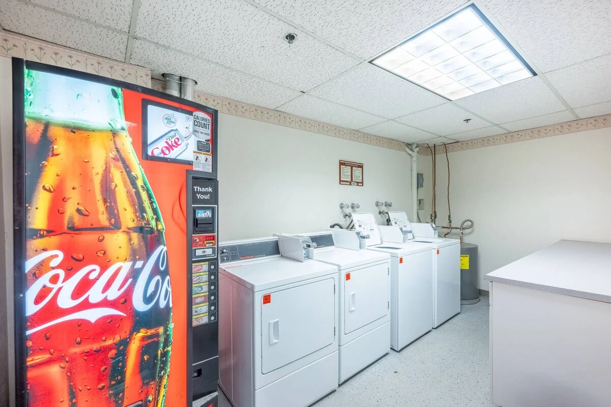 Snow blaze also has coin operated laundry machines