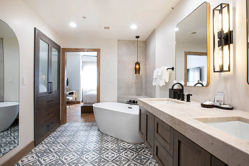 Westgate En Suite with oversized soaking tub, steam shower | Westgate Resort and Spa Park City, Ski-In/Ski-Out Resort Park City, Park City Ski Condo