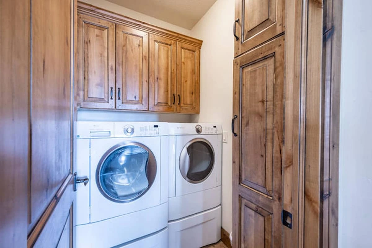 There are 2 laundry rooms in this Deer Valley East Vacation rental.