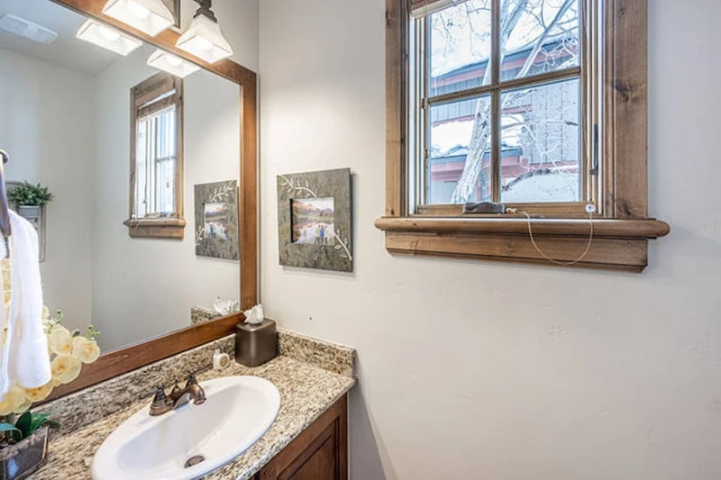 Main floor powder room