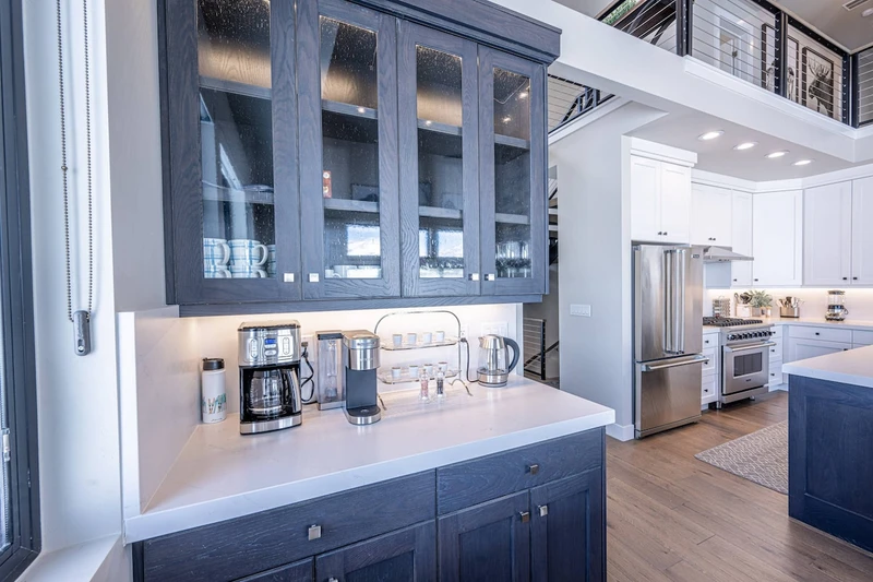 Your very own coffee bar with Keurig and pot coffee maker