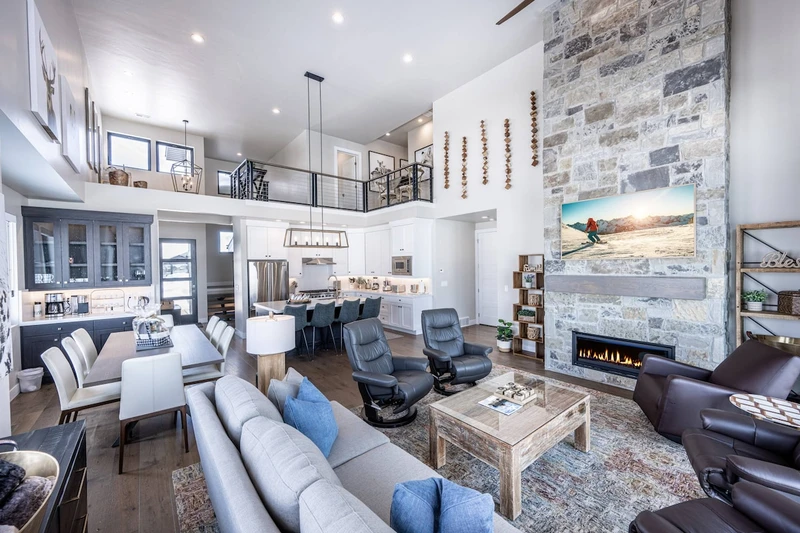 The home is three levels offering privacy and quiet for everyone when it's time to rest
