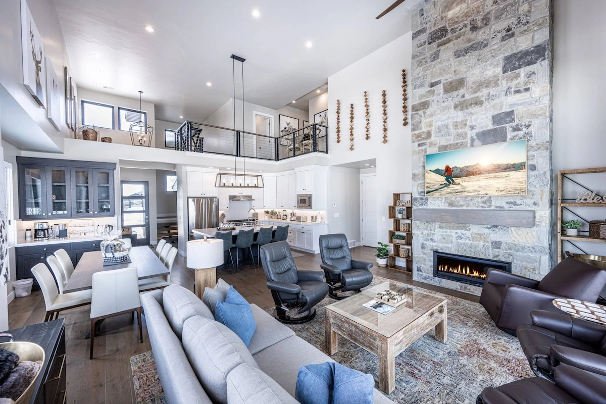 The home is three levels offering privacy and quiet for everyone when it's time to rest