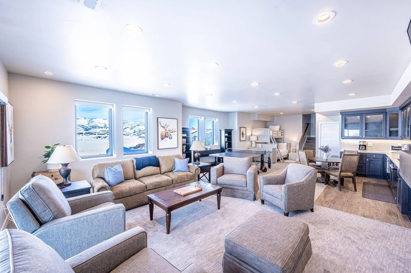Spend quality time in this family game room