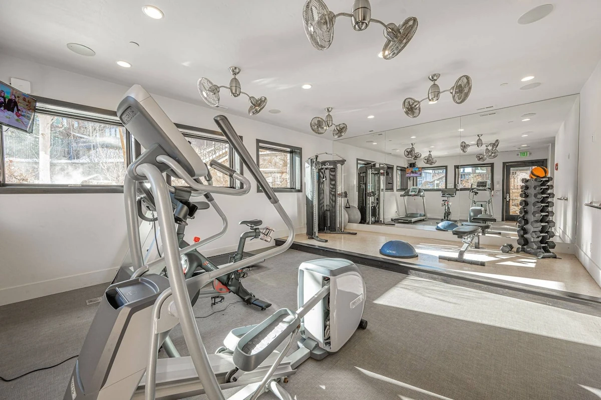 Break a sweat on your vacation. Head to the Juniper Landing fitness center and check out our new Peloton bike!