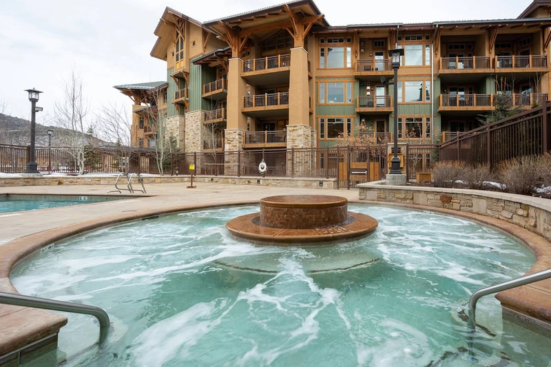 Hyatt's year round heated outdoor pool and large hot tubs