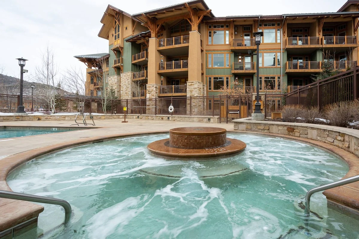 Hyatt's year round heated outdoor pool and large hot tubs