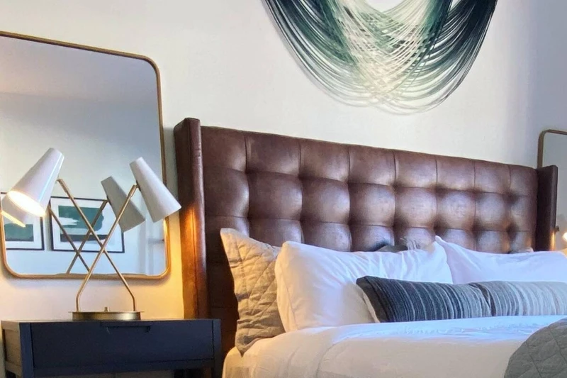 Full Headboard for additional Bed Comfort