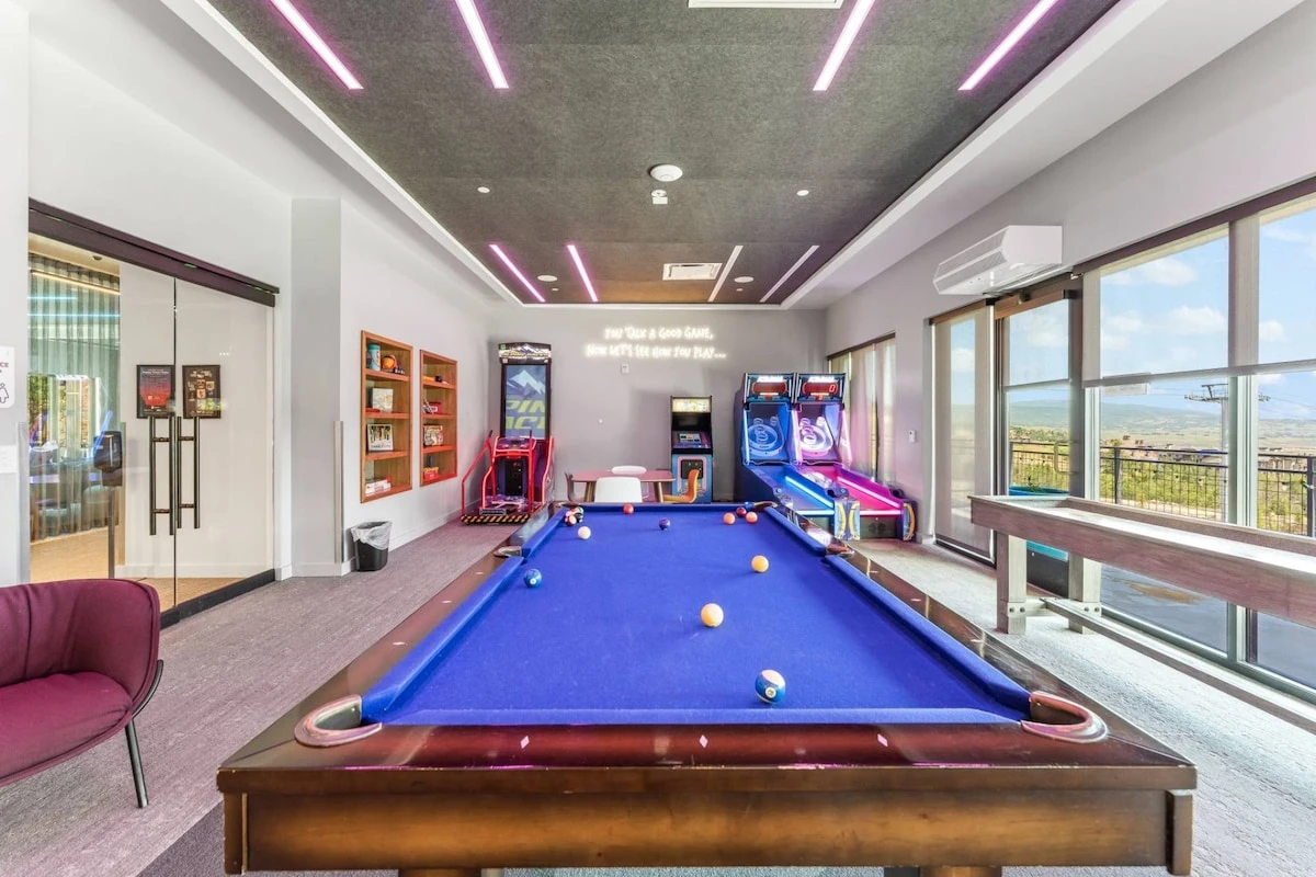 Canyons Resort Ski Rental Game Lounge