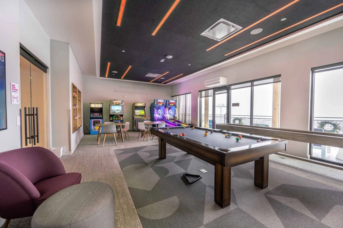 Enjoy games on us! The arcade games are coin less and free for guest use. Enjoy pool while taking in the views of the Canyons