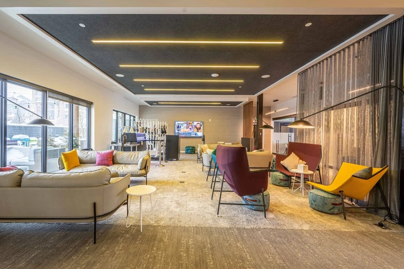 Connect with friends and family in the spacious comfortable spaces on the 1st floor of the resort