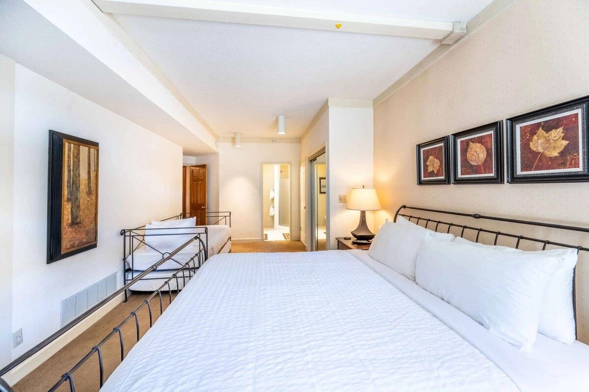 Spacious Primary Suite sleeps up to 4 people
