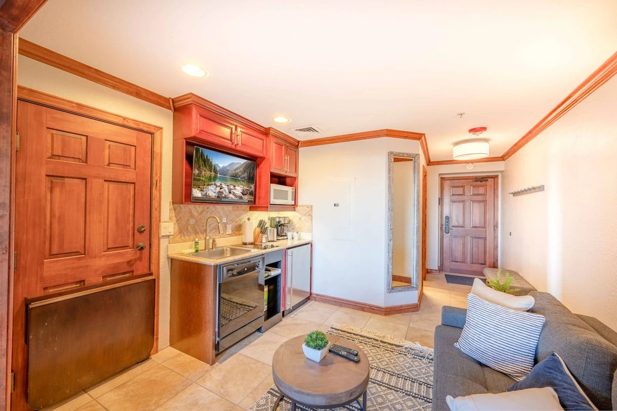 Kitchenette by the Guest Suite Living Room