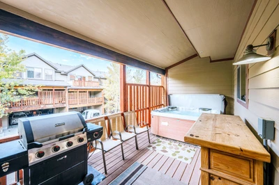 Park City vacation home with private hot tub and gas grill. Access to the Bear Hollow Pool & Hot Tub