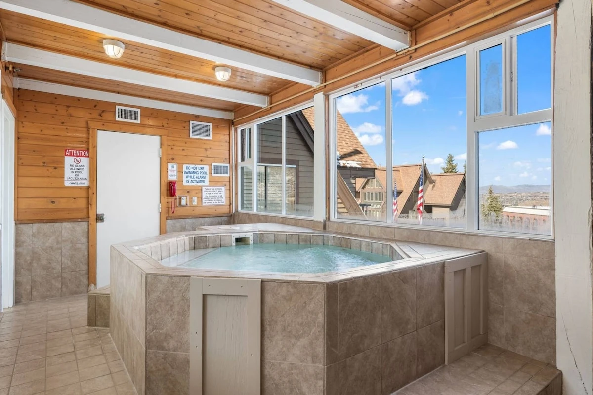 Relax & unwind in the hot tub after a busy day of adventure