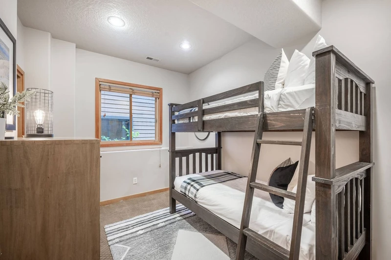 Second bunk room for added sleeping capacity