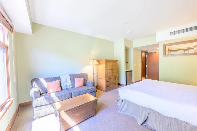 Dedicated work station, reading nook and comfortable seating area within the primary suite for working from home.