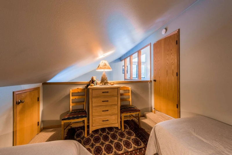 Second floor bedroom #3 with two beds