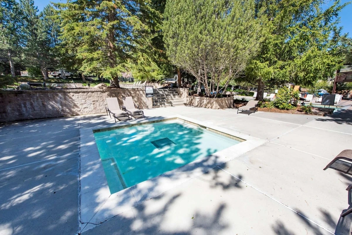 Kiddie pool is warm and perfect for little ones