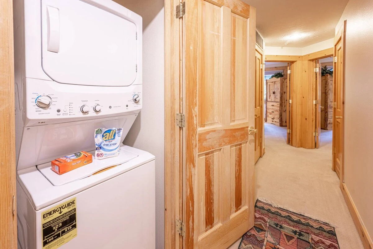 Equipped with your own washer and dryer for your convenience