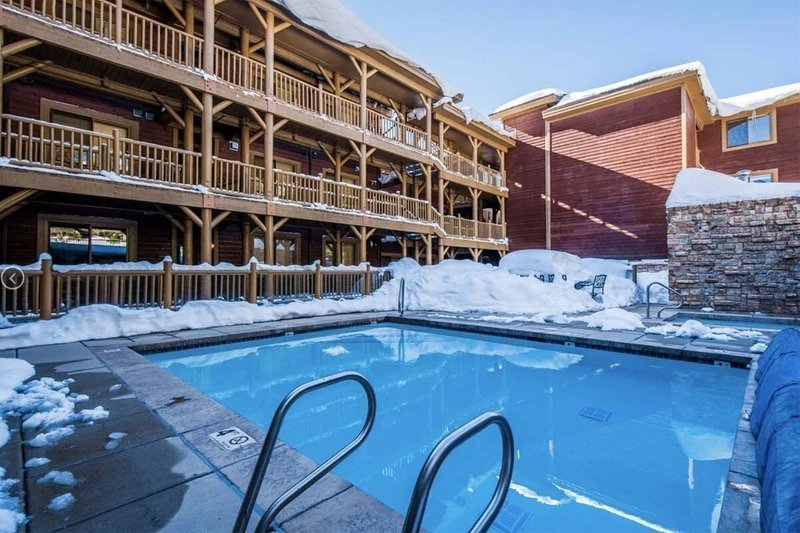 Welcome to Deer Valley Black Bear Lodge at Silver Lake – Guests Can Enjoy the Heated Outdoor Pool Open All Year Round
