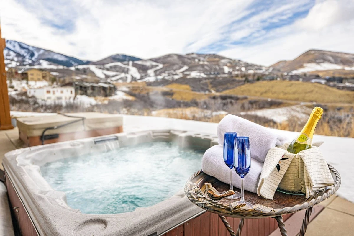 Park City Vacation Rental | Private Hot Tub | Deer Valley East Village | Jordanelle