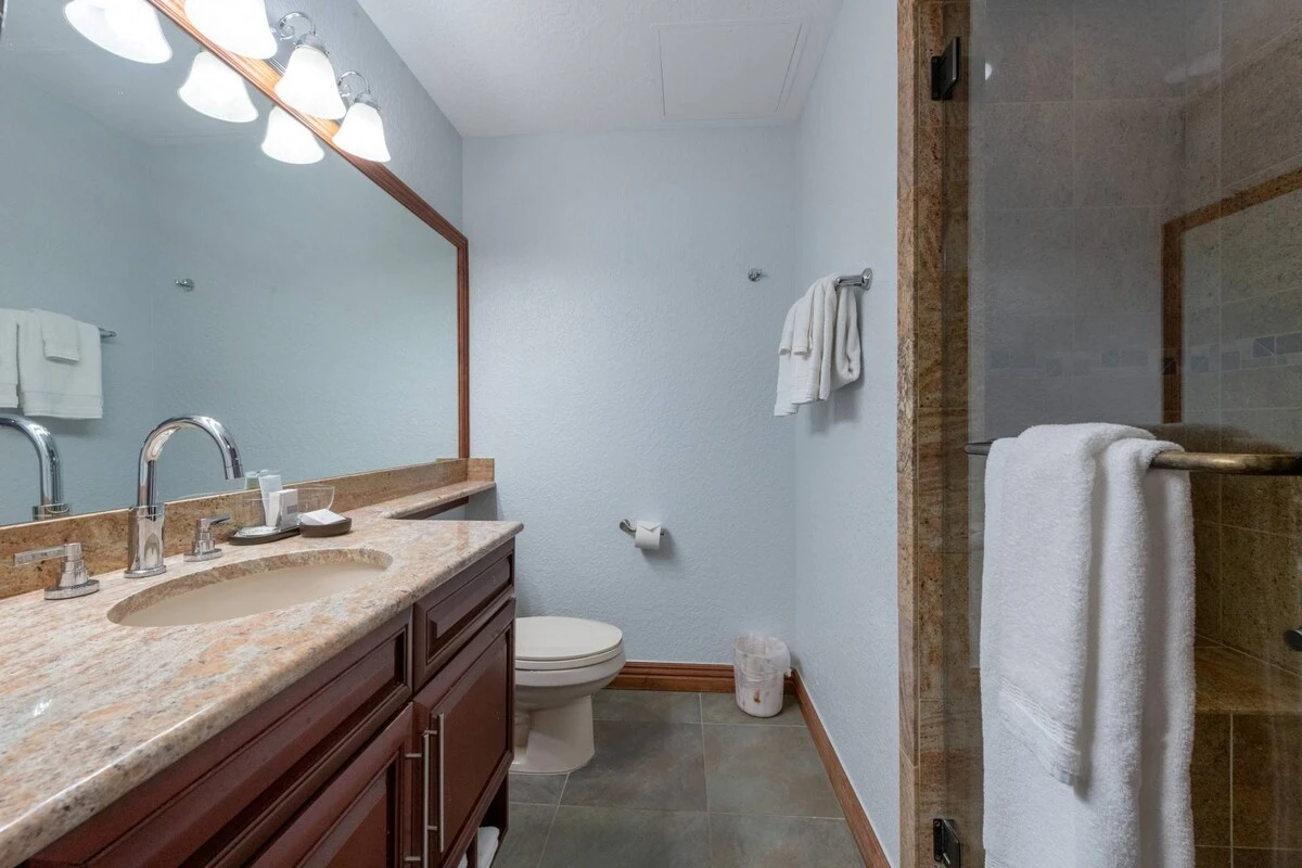 Spacious Bathrooms