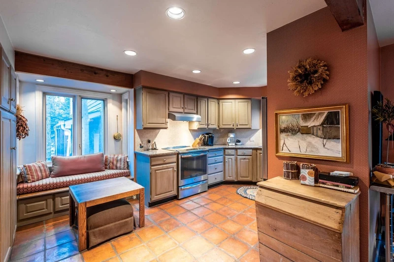 Reading Nook in Kitchen